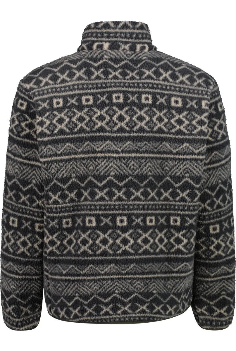 Fleecejacke mit Stehkragen