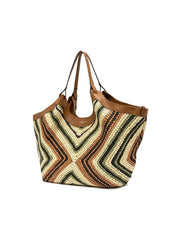 Schultertasche geflochten