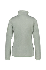 Fleecejacke mit Stehkragen