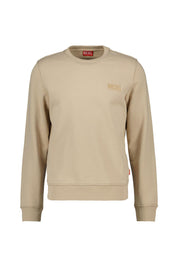 Sweatshirt aus Baumwolle mit Muster auf der Rückseite