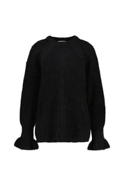 Strickpullover mit Rundhalsausschnitt