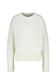 Strickpullover mit Rundhalsausschnitt