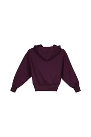 Sweatshirt aus Baumwollmix mit Kapuze