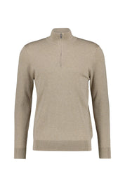Strickpullover mit Troyerkragen