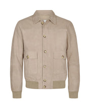 Bomberjacke aus Leder