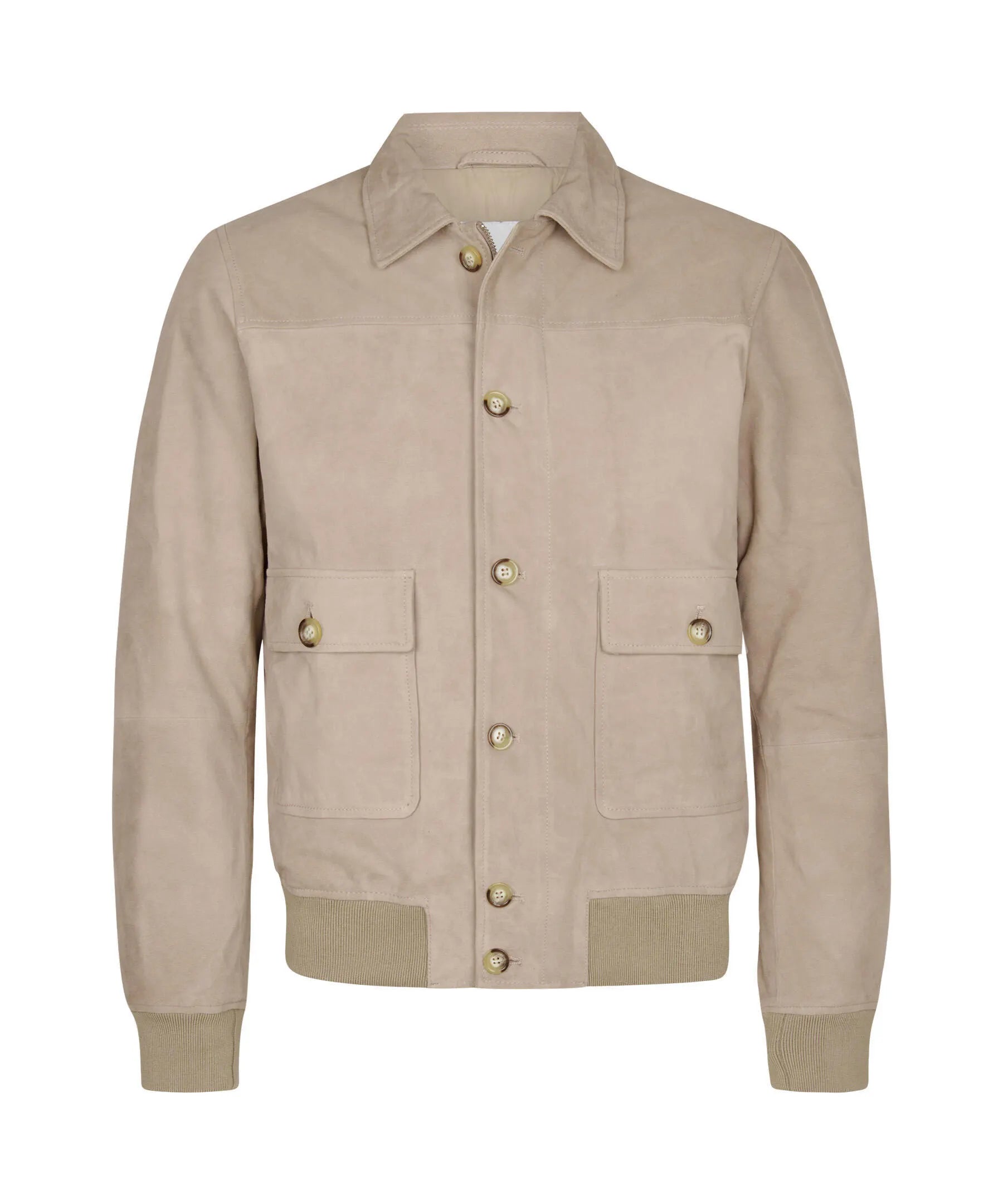 Bomberjacke aus Leder