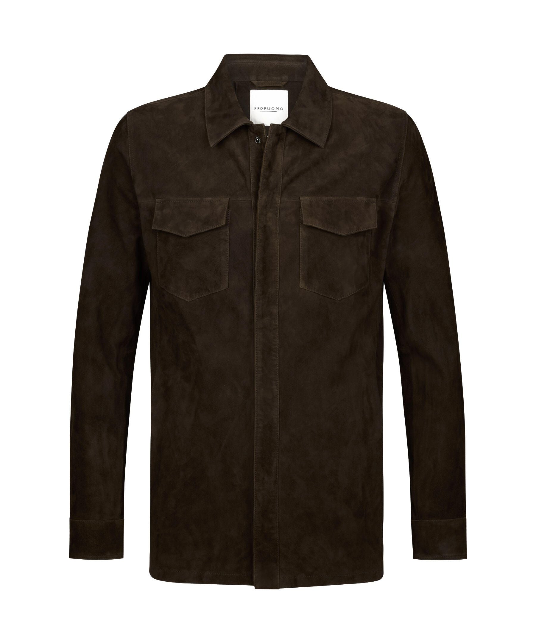 Overshirt aus Leder