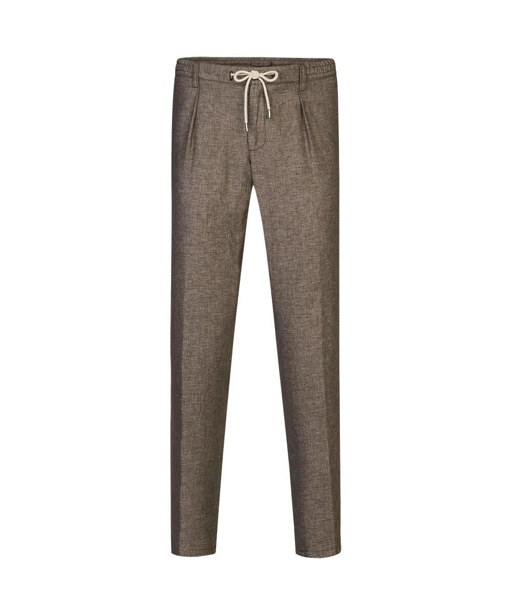 Hose Regular Fit aus Leinenmix