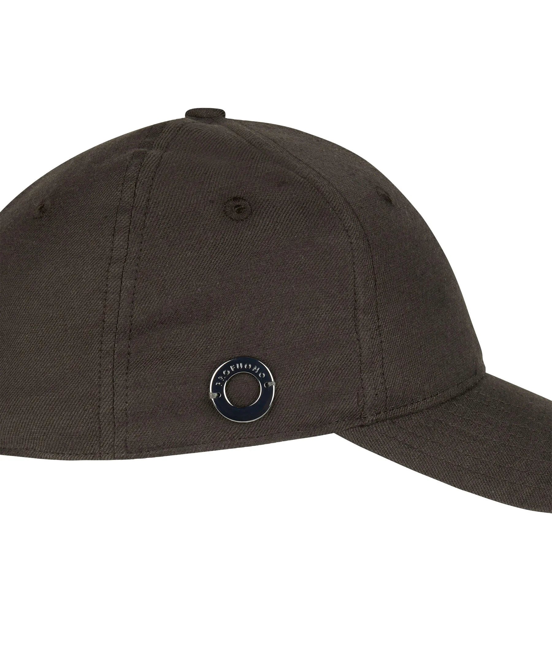 Cap aus Leinenmix