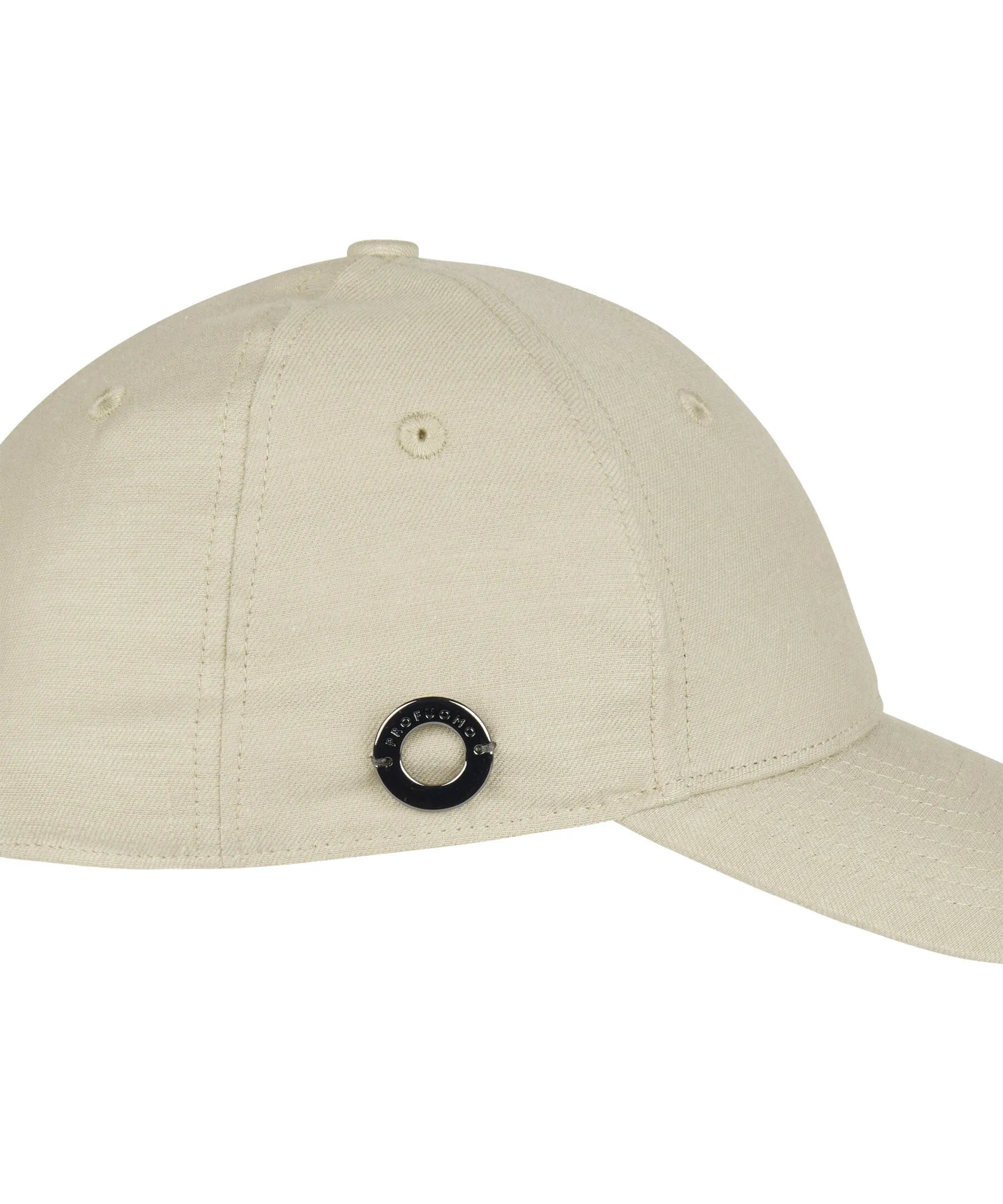 Cap aus Leinenmix