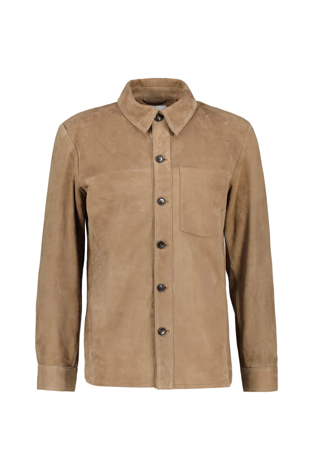 Overshirt aus Leder