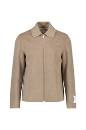 Overshirt reversible aus Wolle