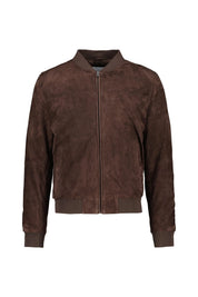 Bomberjacke aus Wildleder