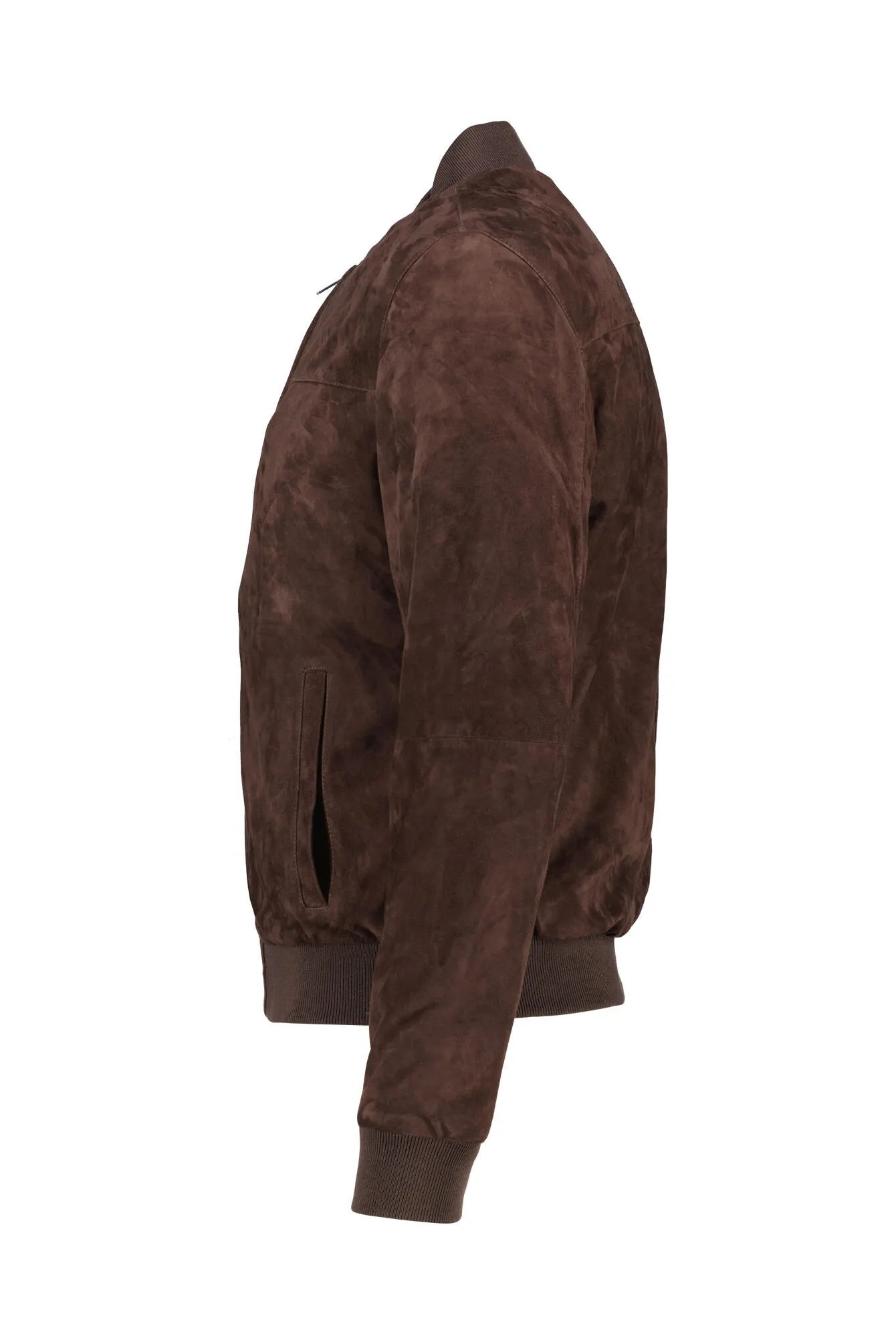 Bomberjacke aus Wildleder