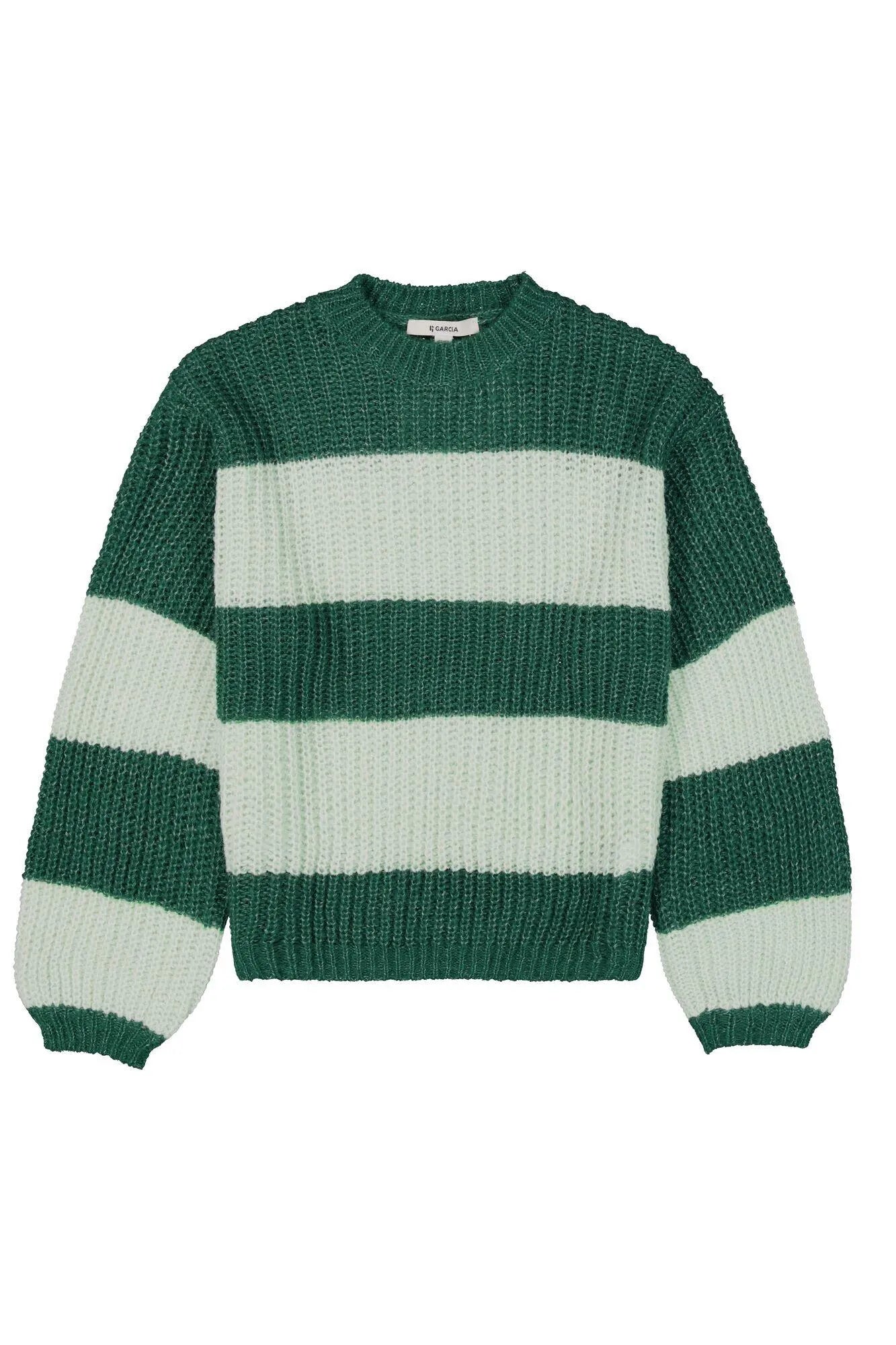Strickpullover gestreift