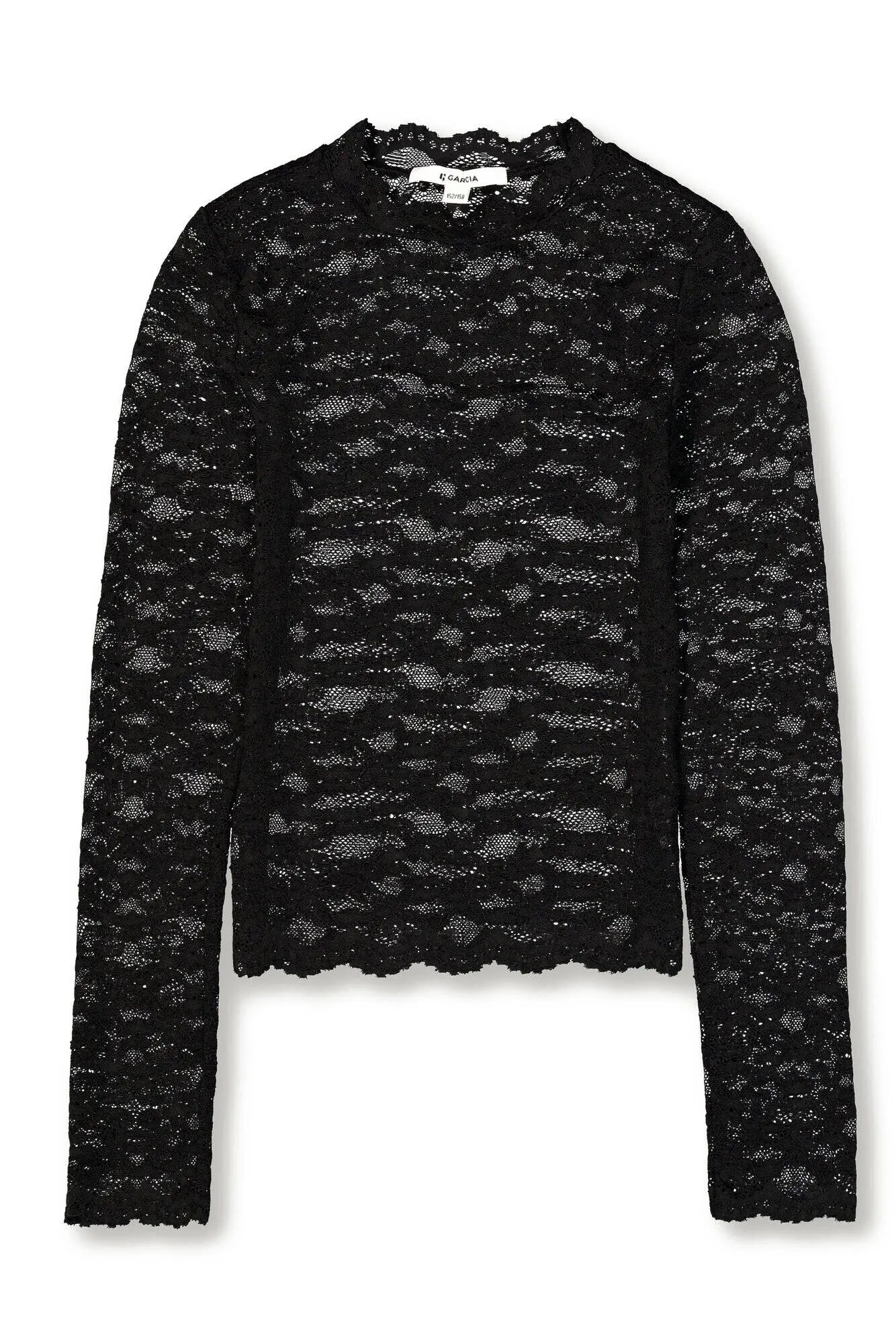 Langarmshirt mit Stehkragen