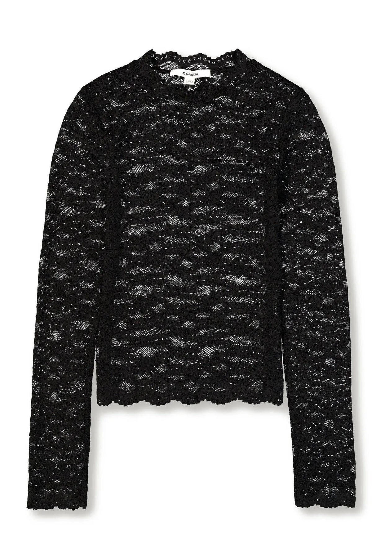 Langarmshirt mit Stehkragen