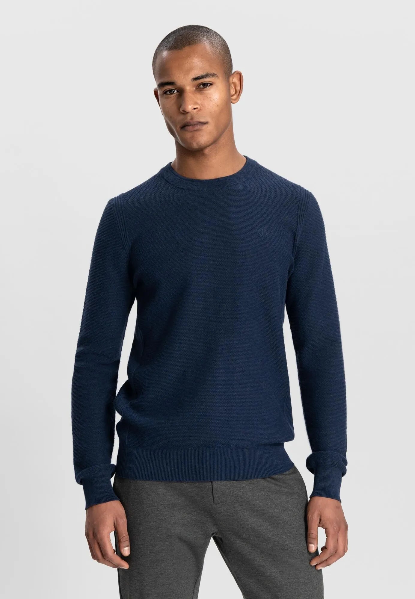 Strickpullover aus Baumwollmix