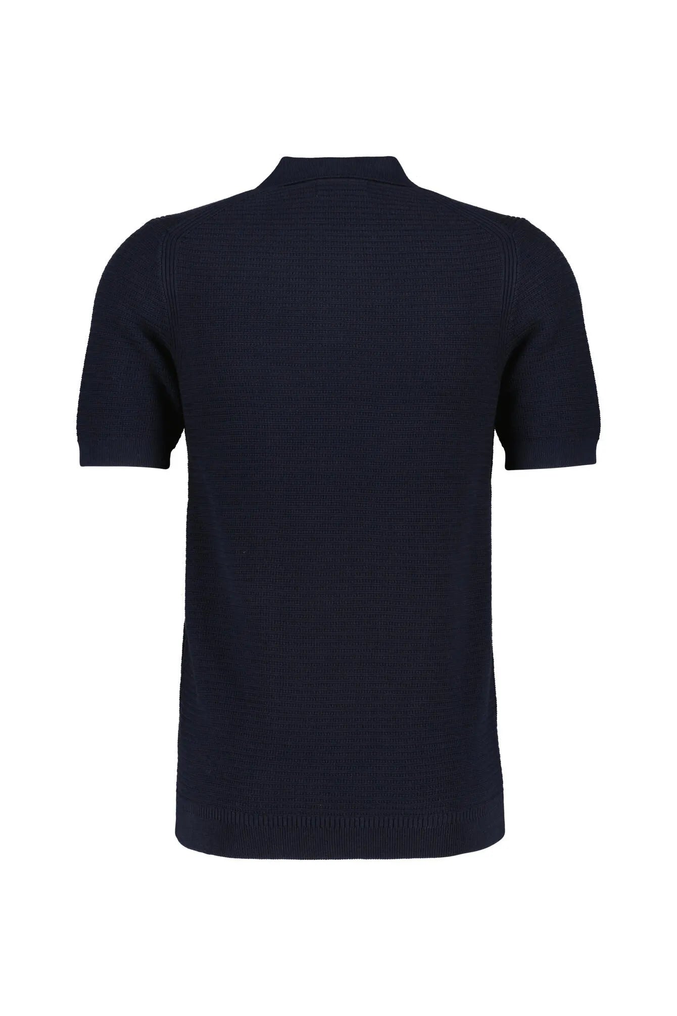 Strick-Poloshirt aus Baumwolle