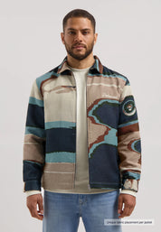 Overshirt aus Baumwollmix