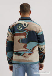 Overshirt aus Baumwollmix