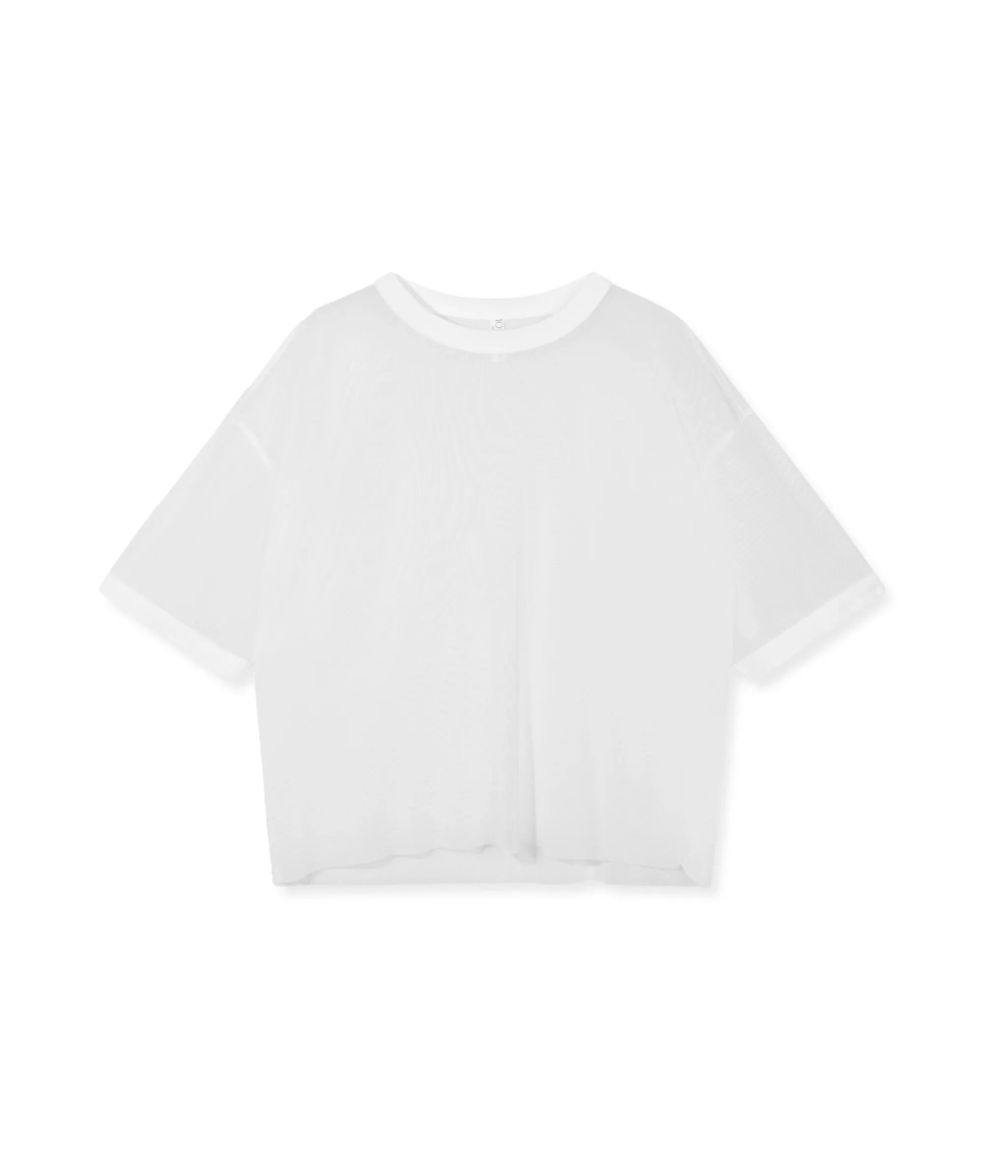Mesh-T-Shirt transparent