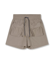 crinkle utility shorts