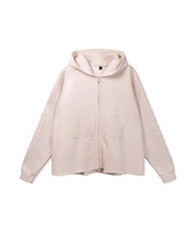 Sweatshirtjacke aus Baumwollmix