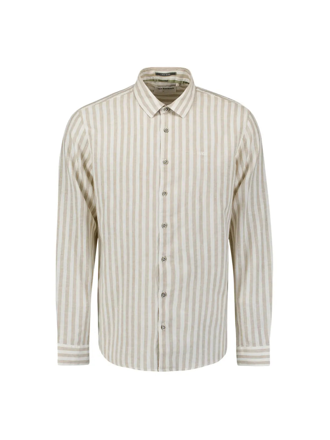 Leinenhemd gestreift Regular Fit