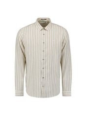 Leinenhemd gestreift Regular Fit
