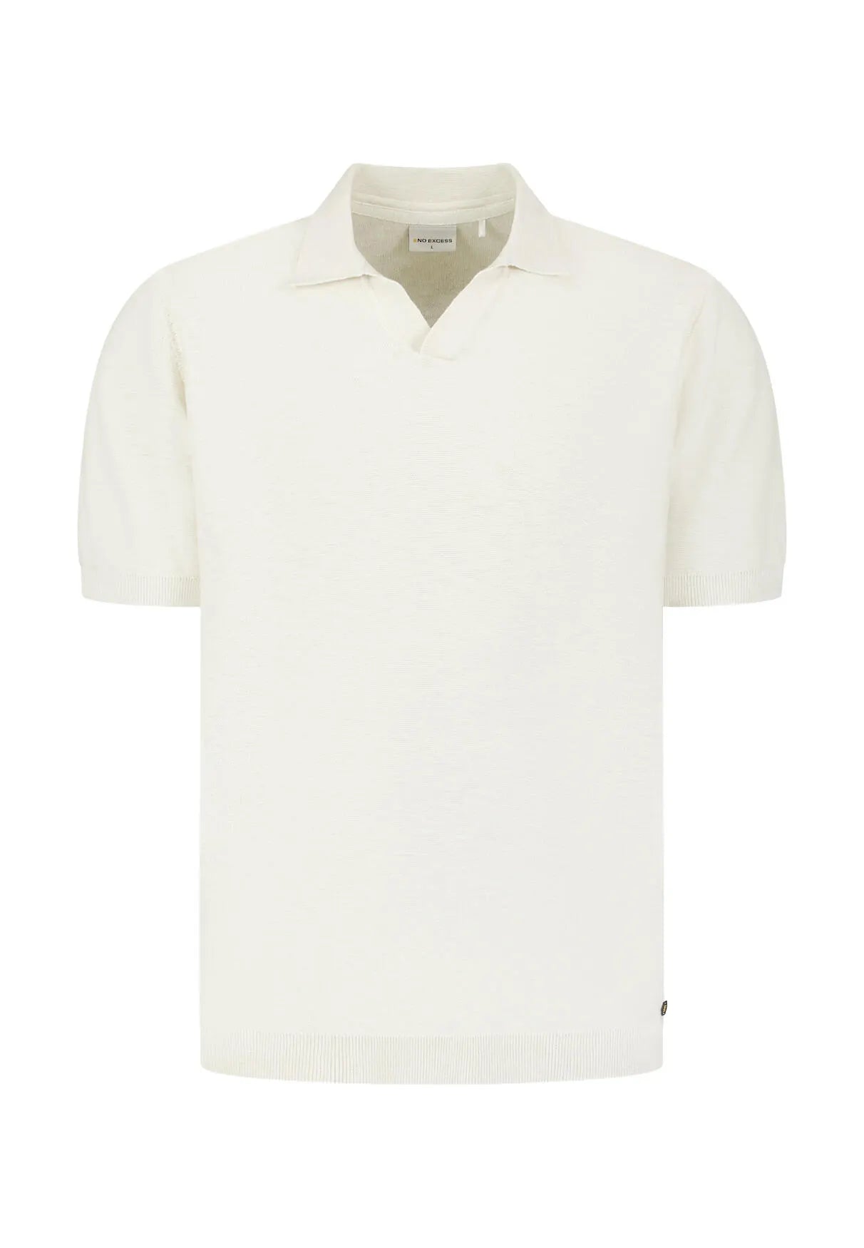 Strick-Poloshirt aus Baumwolle