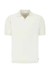 Strick-Poloshirt aus Baumwolle