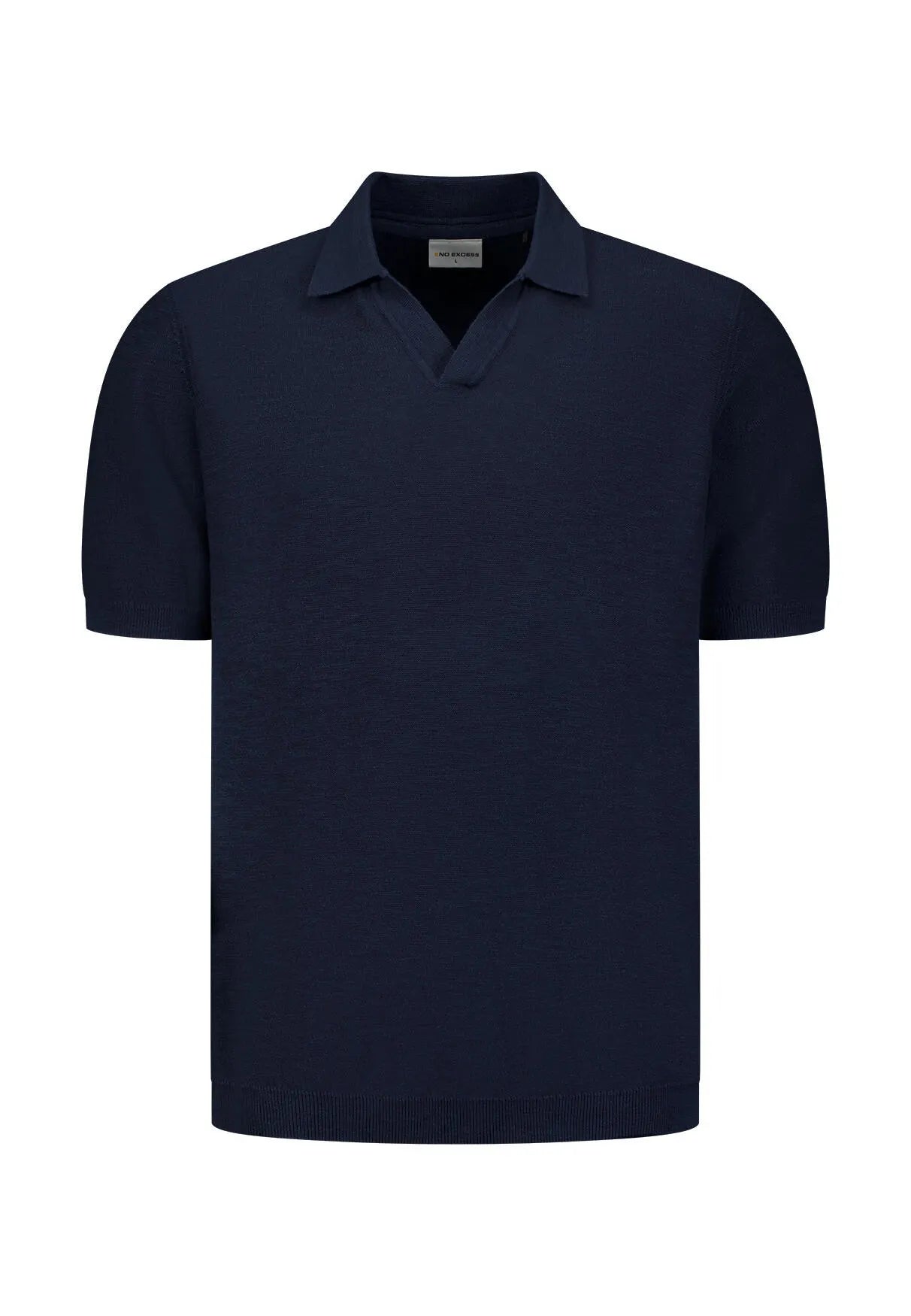 Strick-Poloshirt aus Baumwolle