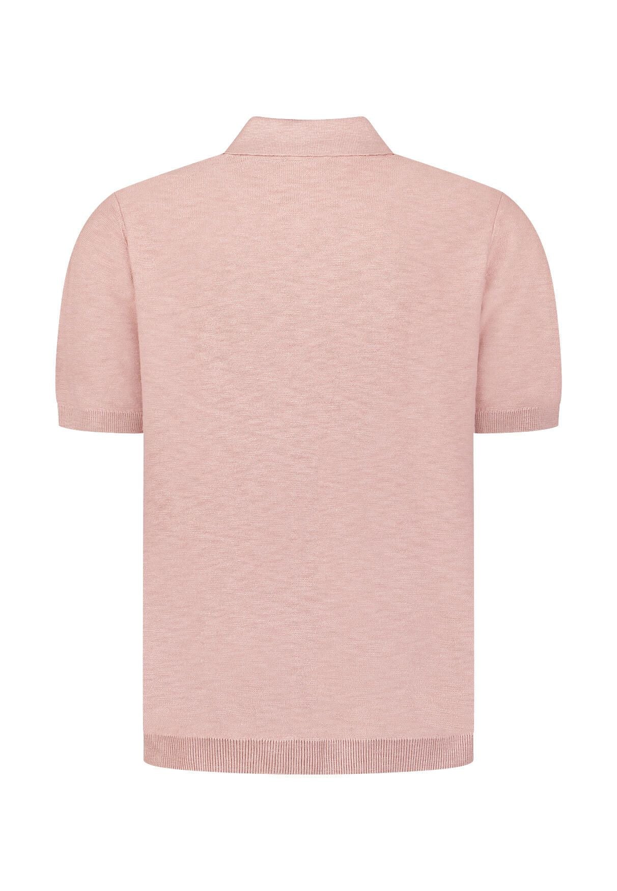 Strick-Poloshirt aus Baumwolle