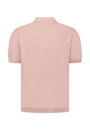 Strick-Poloshirt aus Baumwolle
