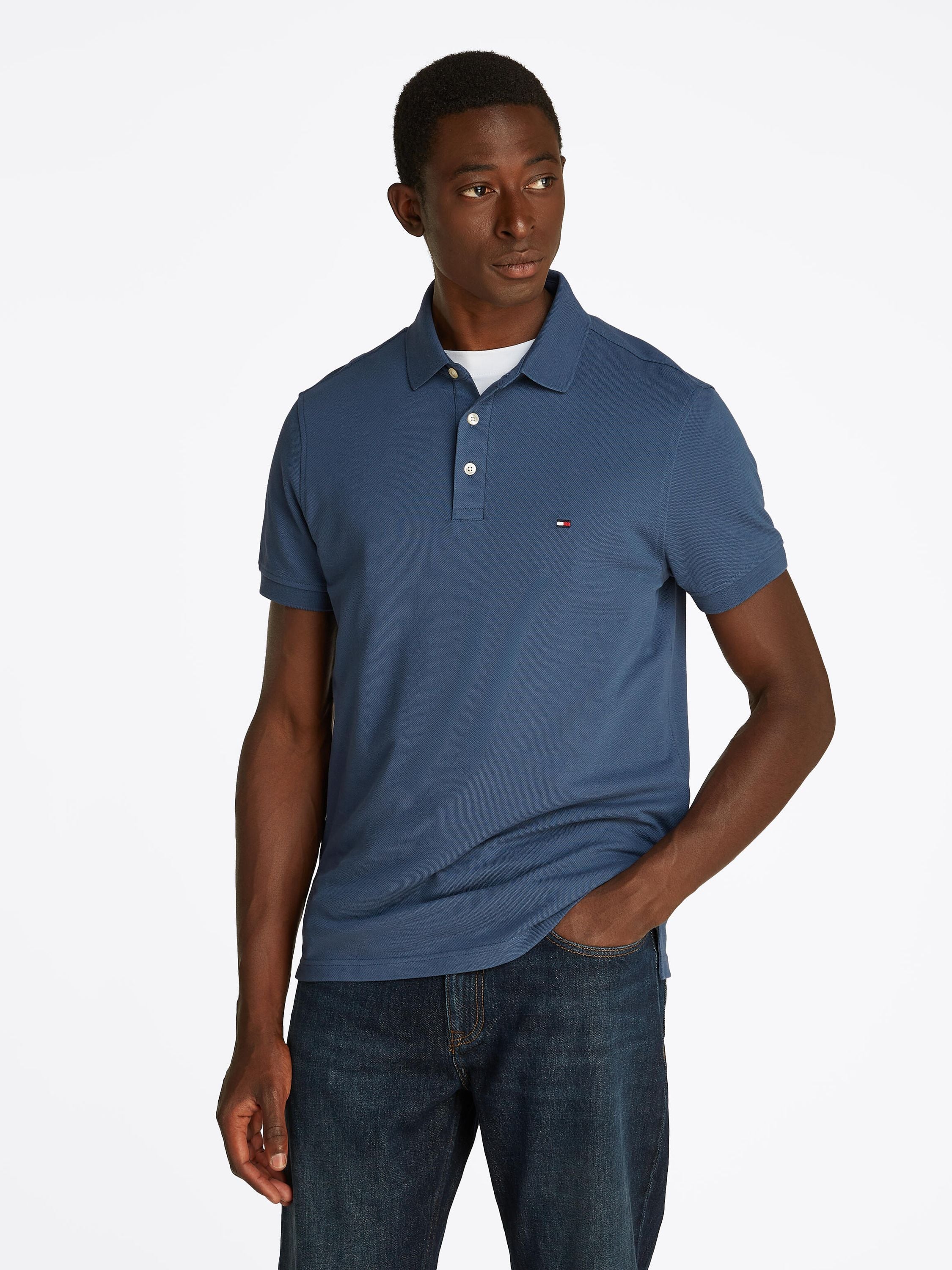 Poloshirt Slim Fit aus Baumwolle