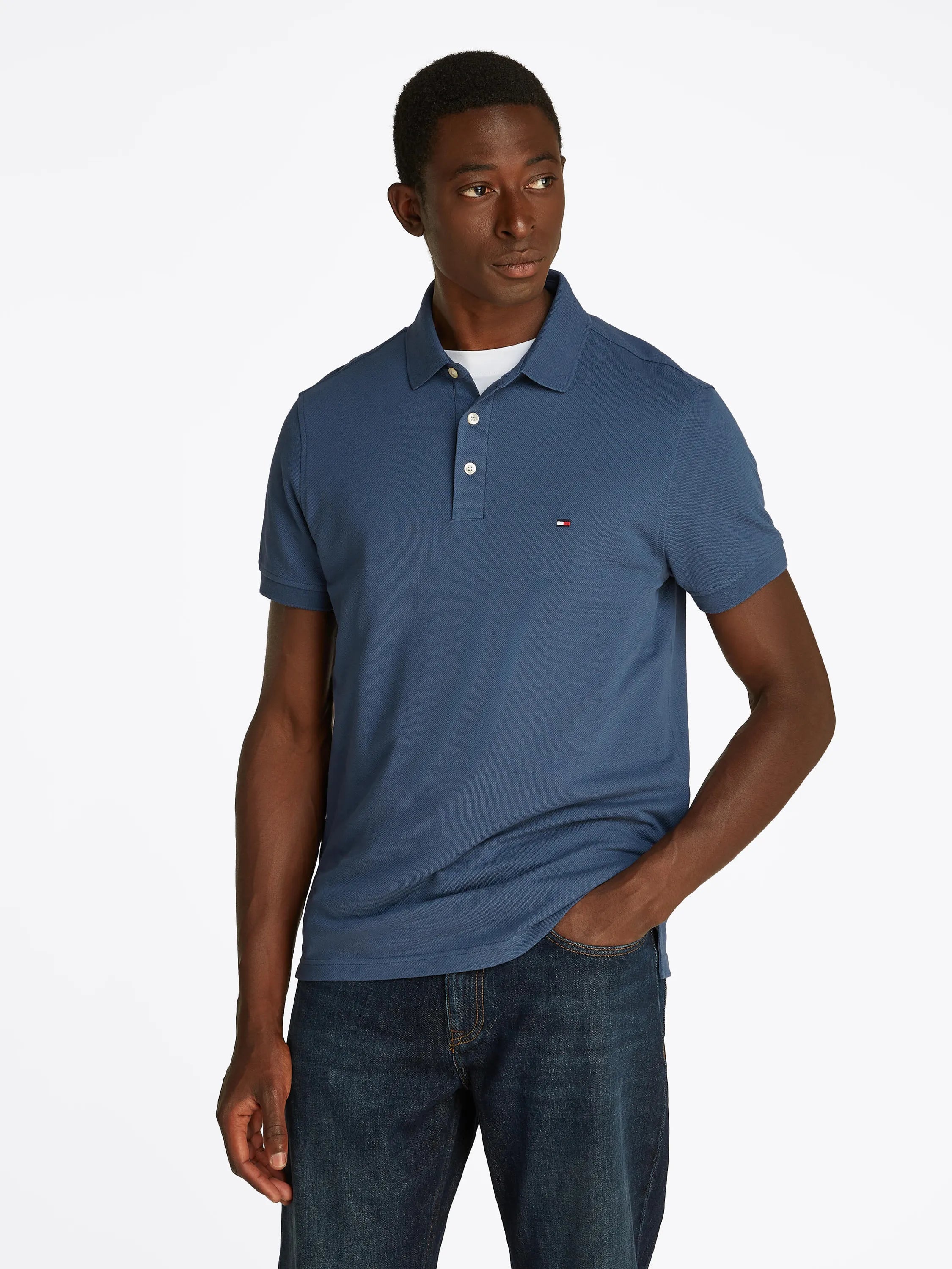 Poloshirt Slim Fit aus Baumwolle
