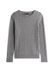 Feinstrickpullover mit Musterung