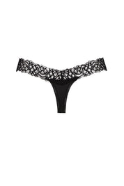 Thong mit Spitzendetails