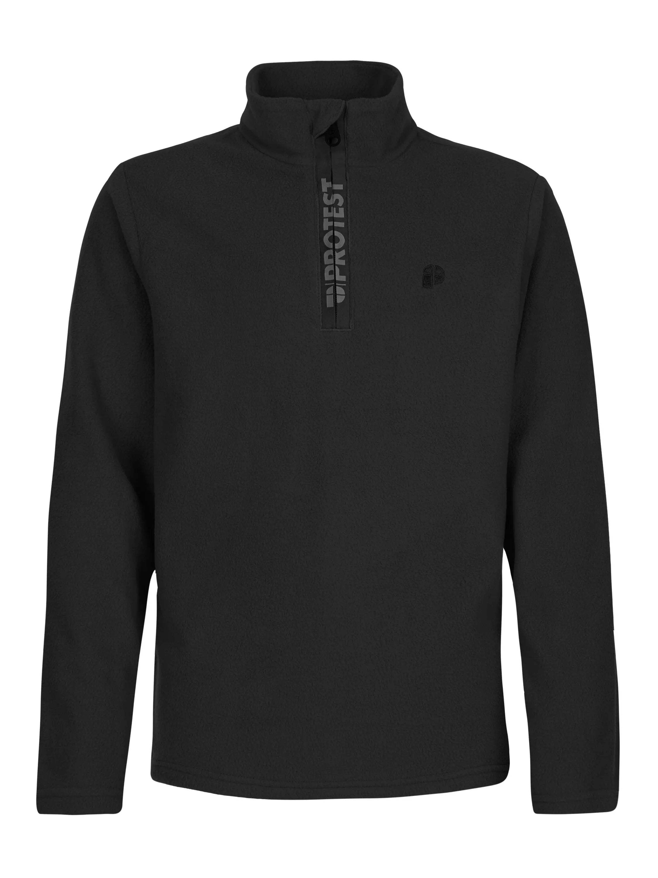 Fleecepullover mit Stehkragen