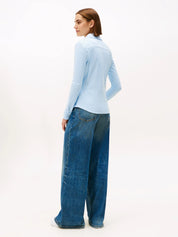Hemdbluse aus Baumwolle