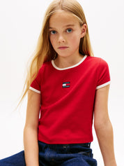T-Shirt aus Baumwolle mit Logoprint
