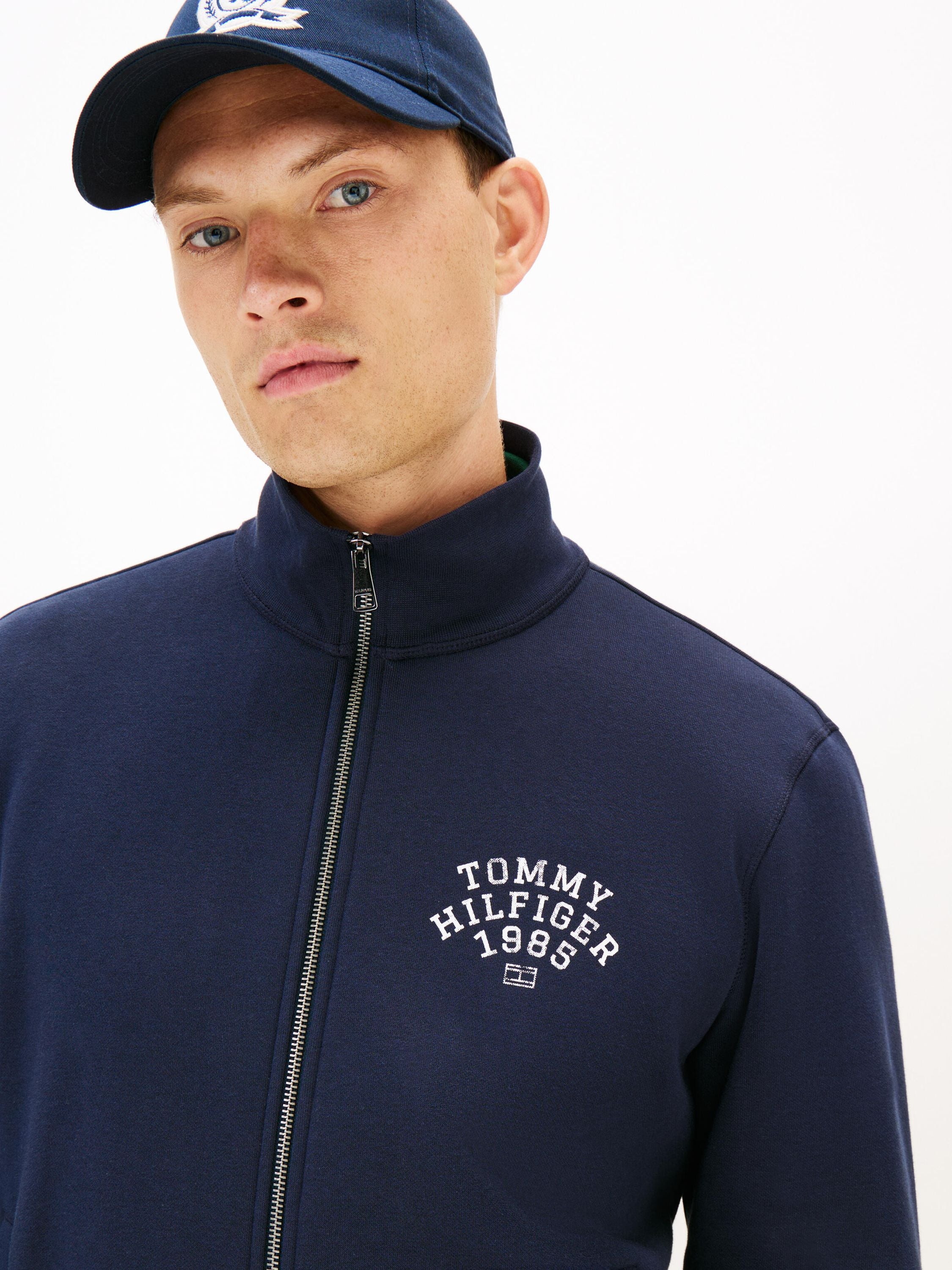 Sweatshirtjacke aus Baumwollmix