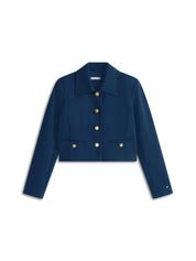 Blazerjacke aus Viskosemix