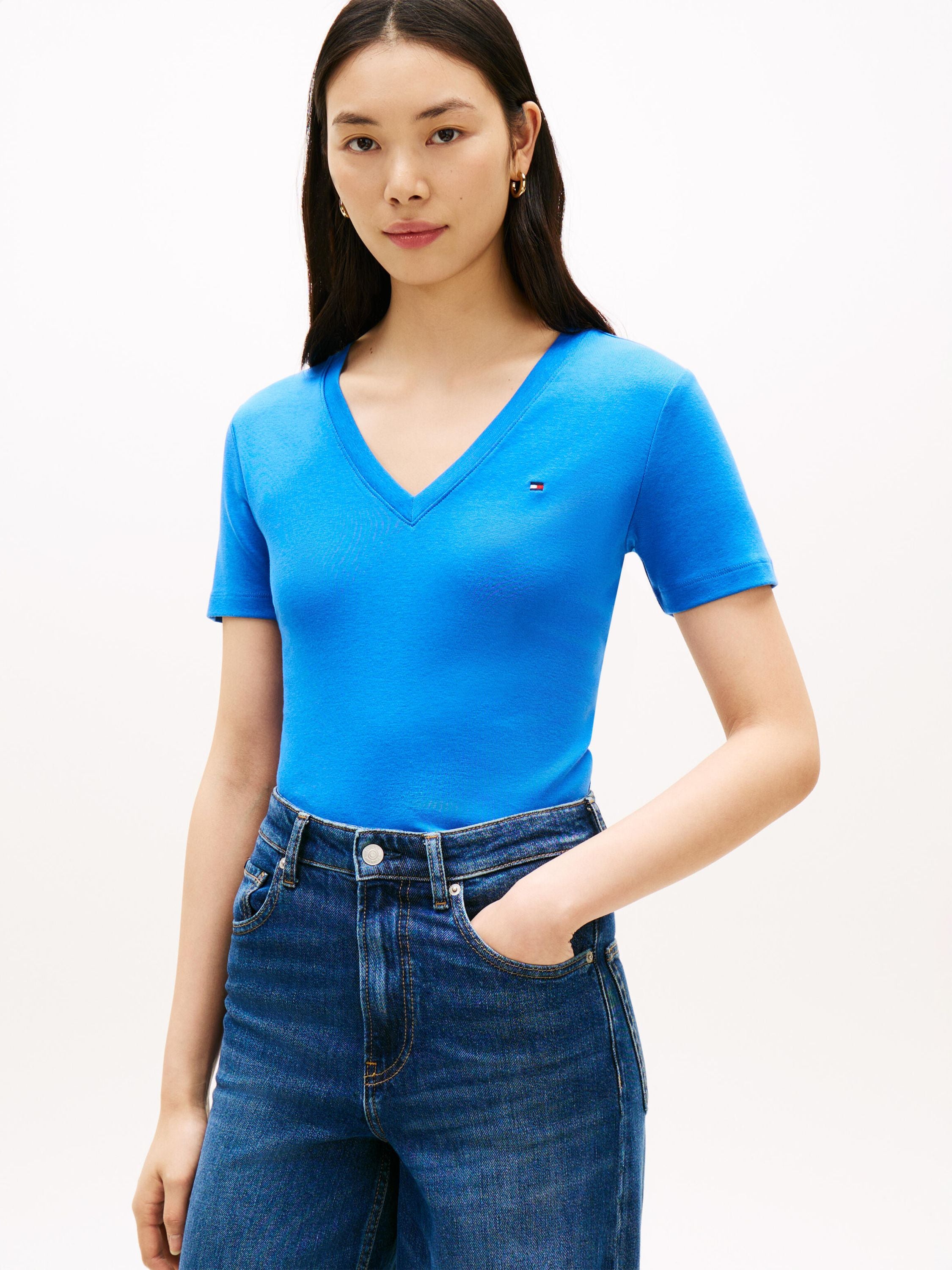 SLIM CODY V-NK SS, BLUE