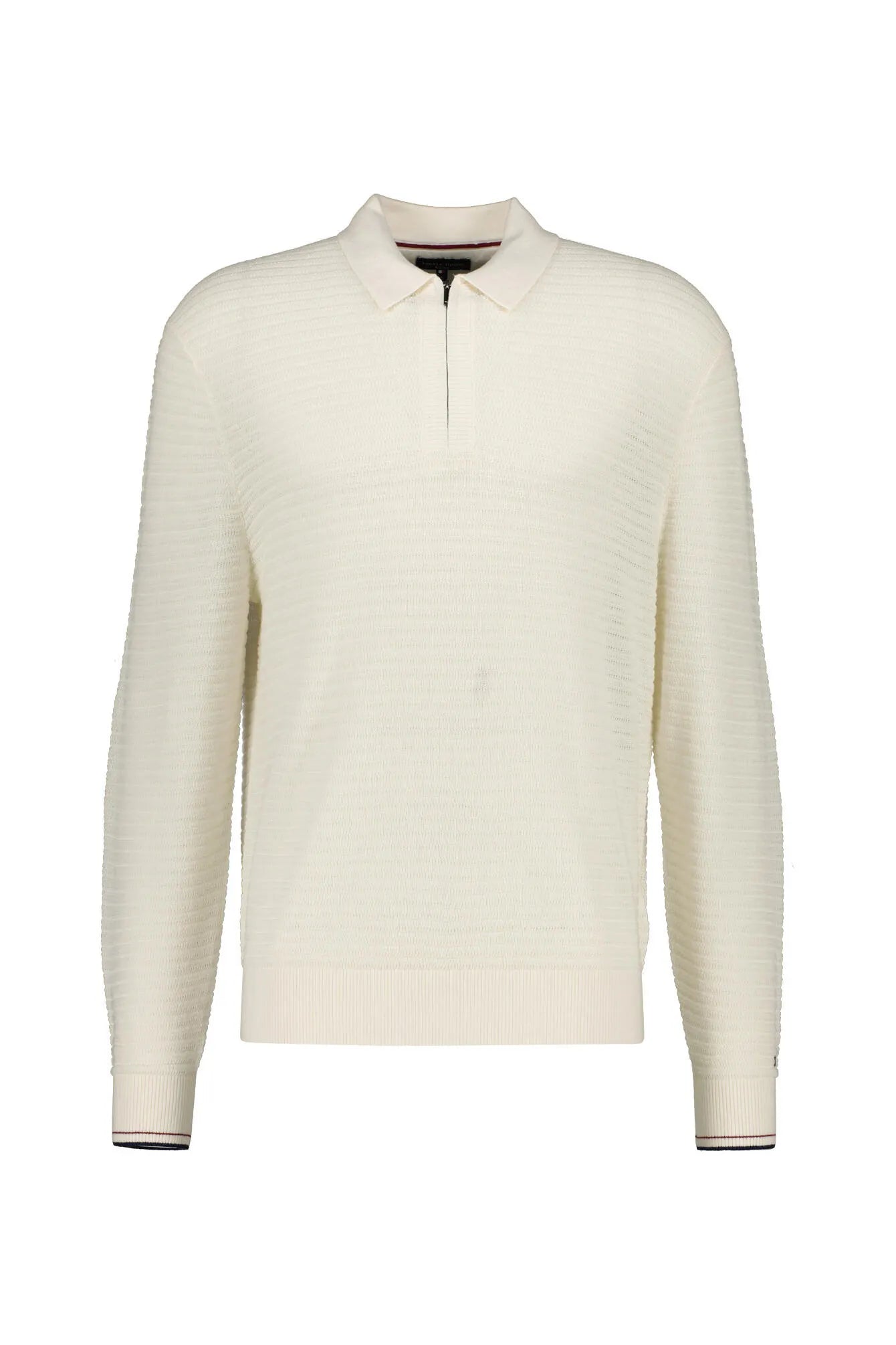 Strickpoloshirt aus Baumwollmix