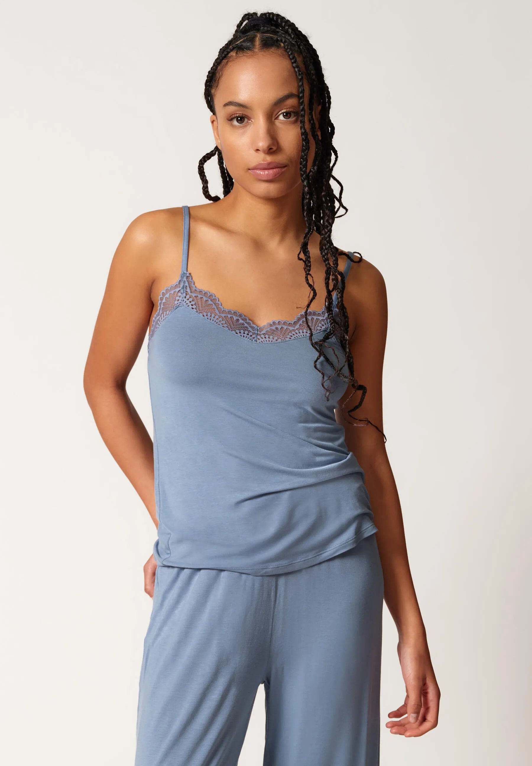 Schlafshirt mit Spitze