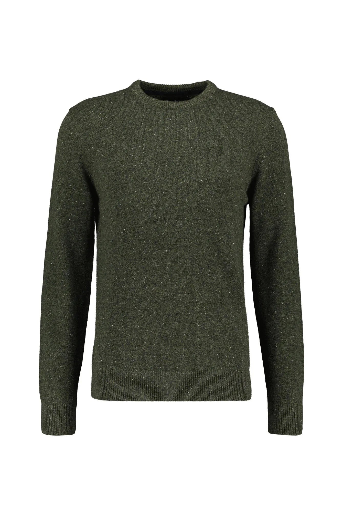 Melierter Strickpullover