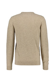 Melierter Strickpullover