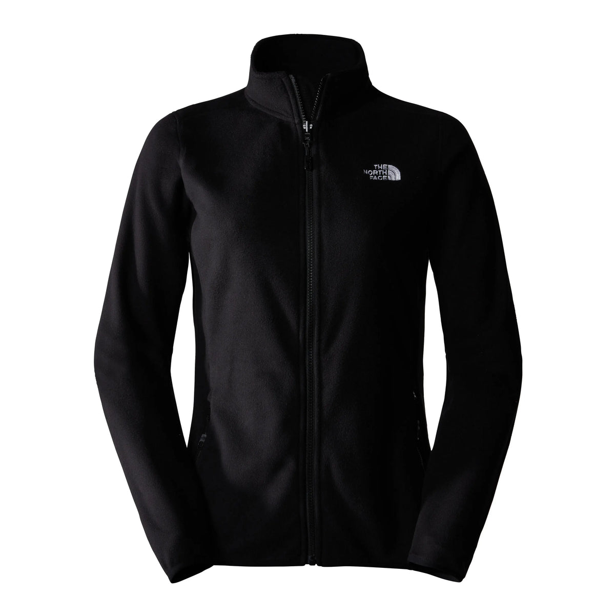 Fleecejacke mit Stehkragen